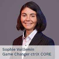 Portraitansicht von Sophie Vuillemin, Game Changer ctrlX CORE