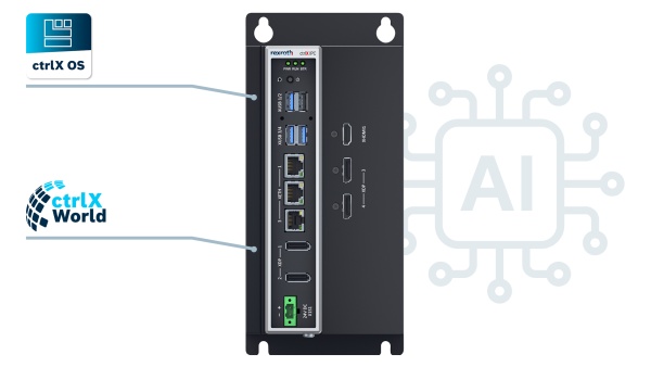 ctrlx IPC, shows IPC with NVIDIA