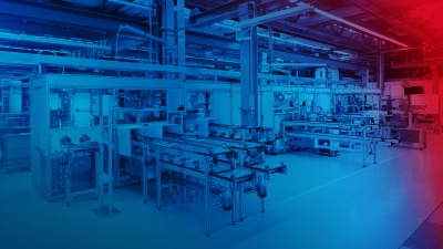 Industrielle Montagelinie zur automatsierten Produktion von Gütern