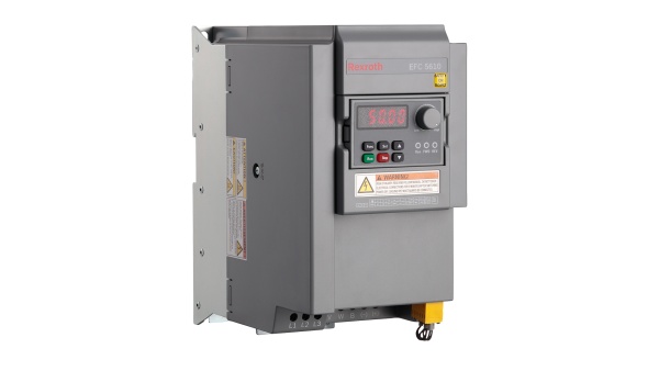 The image shows a frequency converter from Bosch Rexroth.