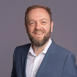 Portrait view of Hans Michael Krause, Game Changer ctrlX World