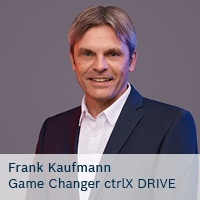 Portrait view of Frank Kaufmann, Game Changer ctrlX DRIVE