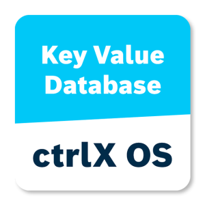 Icon of the Key Value Database app for ctrlX OS, a non-relational key-value database.