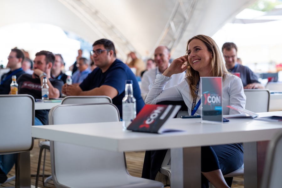 Among the audience and appearing as a speaker: Dr Kristina Wagner, Vice President of the KUKA company