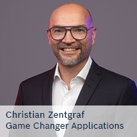 Portraitansicht von Christian Zentgraf, Game Changer Applications