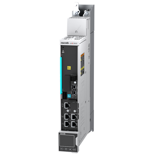 Zdjęcie serwonapędu ctrlX DRIVE (XCS) z opcją bezpieczeństwa Safe Torque Off lub SafeMotion