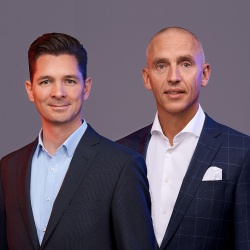 Widok portretowy Philipp Guth i Steffen Winkler, Game Changer ctrlX AUTOMATION