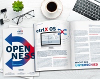 Otwarty egzemplarz magazynu ctrlX AUTOMATION 2023/2024