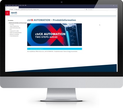 Bild eines Computer-Monitors, auf dem die Online-Dokumentation zu sehen ist