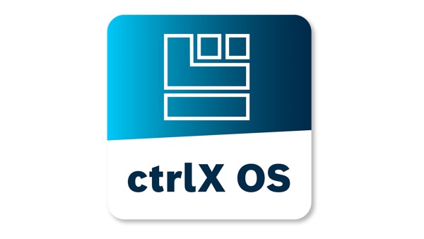 The image shows the app icon for the Linux-based operating system ctrlX OS.