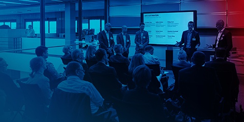 Konferencja prasowa Bosch Rexroth w Ulm, temat: ctrlX AUTOMATION