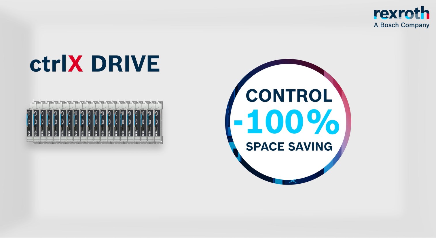ctrlX DRIVE - the most compact drive system worldwide - ctrlX